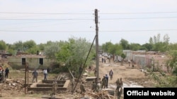 Sardoba toshqinida vayron bo‘lgan aholi punkti, 2 - may, 2020, Sardoba, Sirdaryo