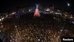 Парижда ўтган митинг.