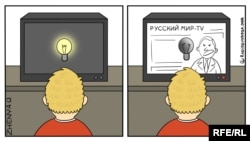 Карикатура Евгении Олийнік