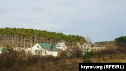 Садовое товарищество «Сосновый бор» близ Симферопольского водохранилища