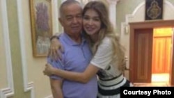 Islom Karimov va uning qizi Gulnora.