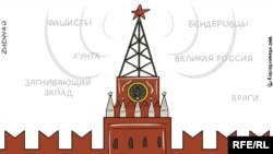 Политическая карикатура Евгении Олийнык