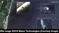 Снимок Maxar 12 августа 2019 года