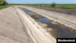 Участок Северо-Крымского канала без воды. Архивное фото