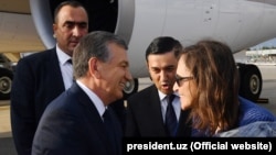 Uzbekistan - president in the US