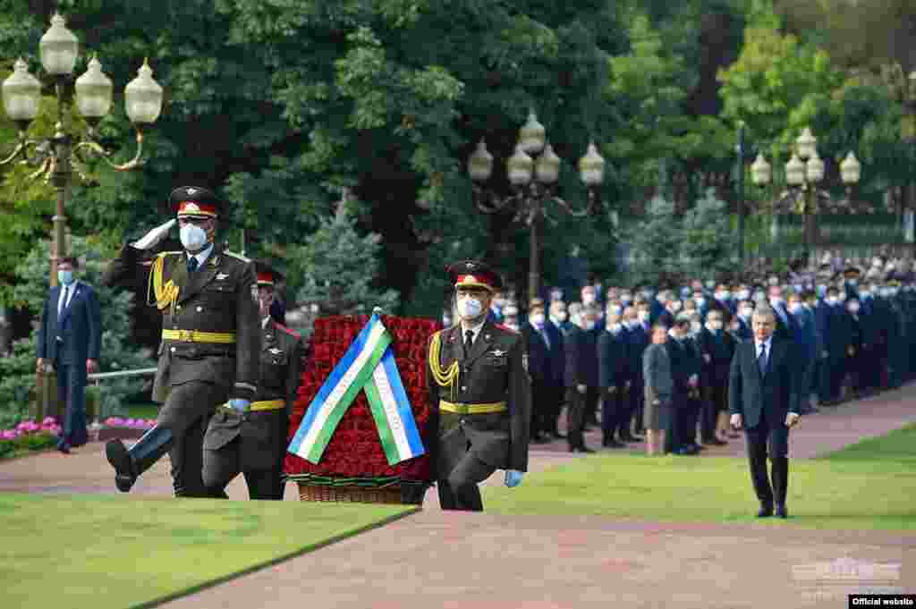 Uzbekistan - Day of Remembrance of the First President Islam Karimov. Photo from the president&#39;s website.