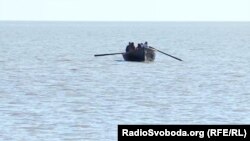 Шлюпка в Азовском море