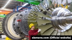 Газовая турбина компании Siemens